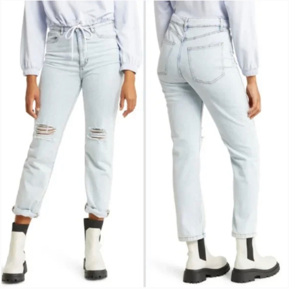 WeWoreWhat High Rise Curvy Crop Jeans NWT Size 24